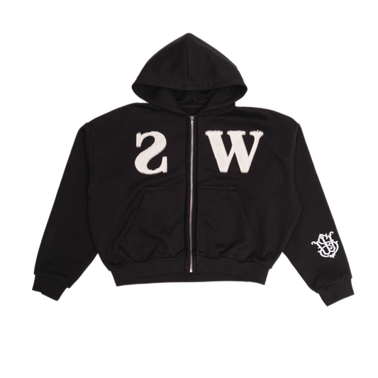 SOCIÉTÉ ARTS WELL- BEING CROPPED ZIP UP